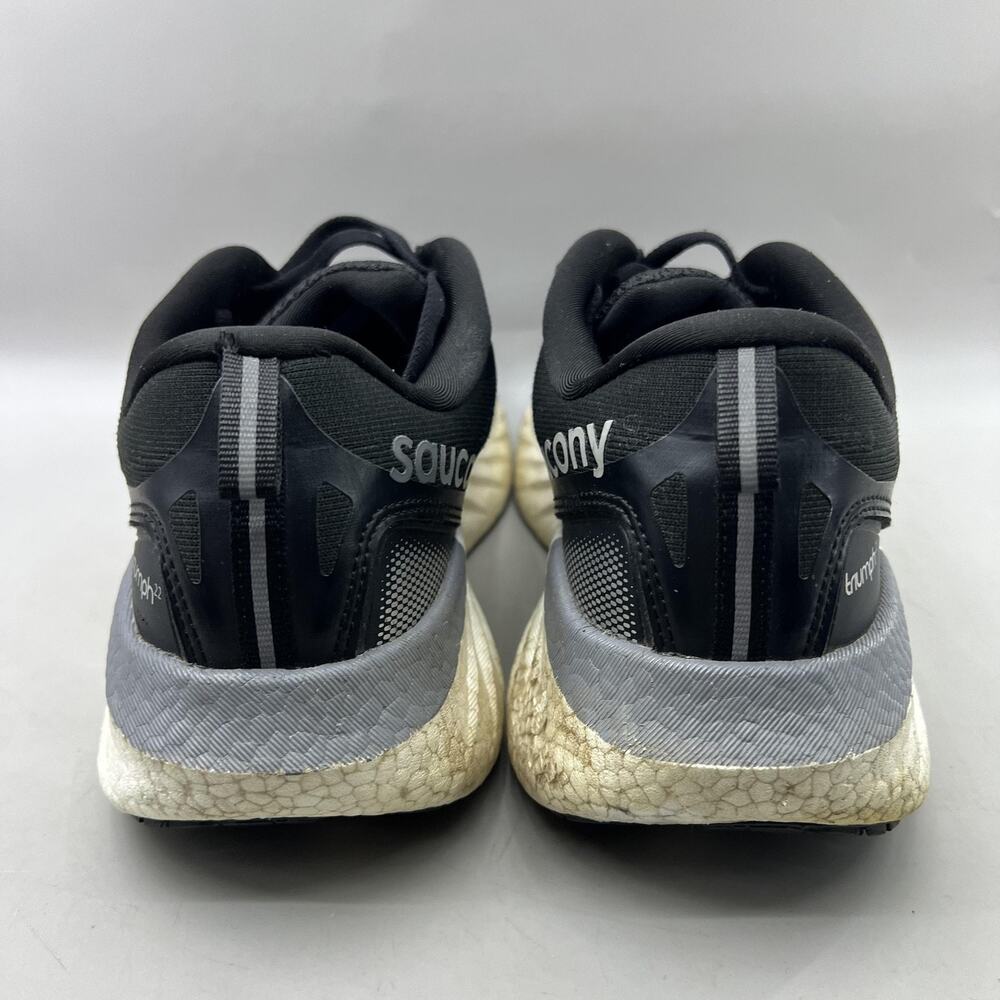 Saucony Triumph 22 Running Shoes Women Size 9.5 Black Mesh Comfort Low Sneakers - Picture 4 of 10